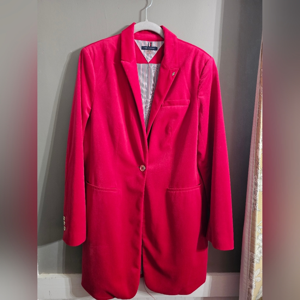 Tommy Hilfer Women's Velvet Blazer